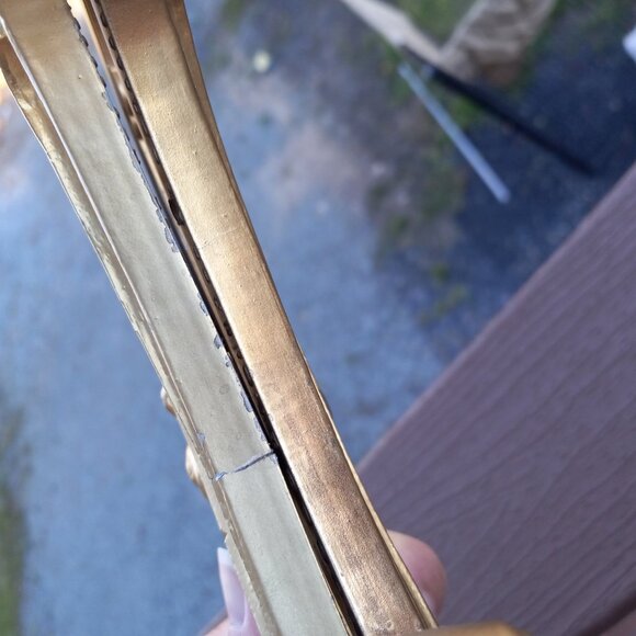 Vintage Syroco Gold Ornate Wall Sconces Candle Holders Set of 2 # 2336 DAMAGED - Picture 15 of 16